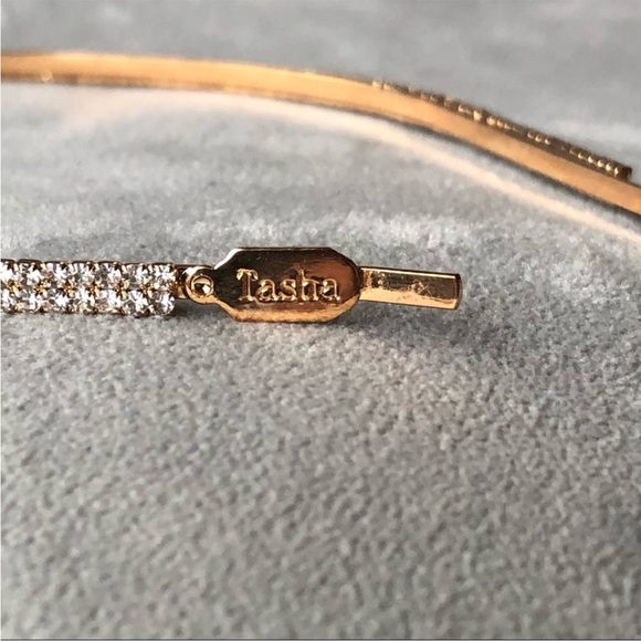 Set of 2 ~ Tasha ~ White Crystal & Black Sparkle Wide Headbands - Picture 4 of 7